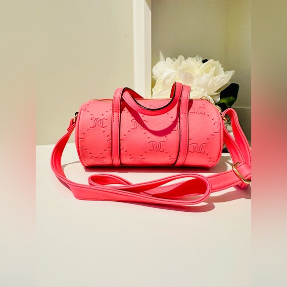 Juicy Couture Best Sellers Mini Barrel Pink Lemonade Bag - Picture 3 of 5